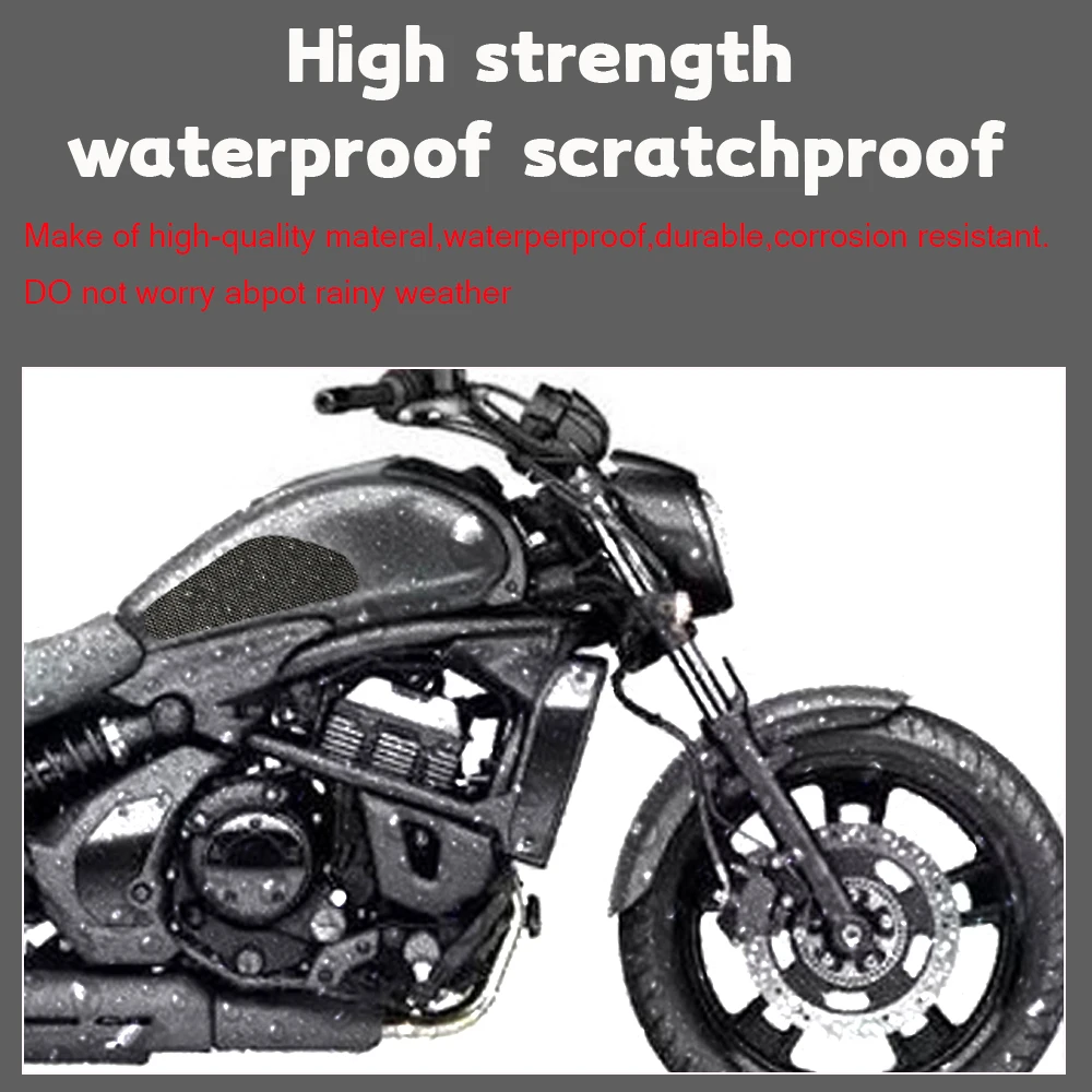 Motorcycle Stickers For Kawasaki VULCAN-S VULCAN S 650 VN650 Decals Gas Fuel Oil Kit Knee Protector Tank Pad Grips