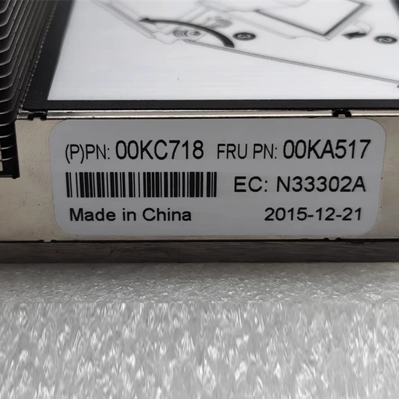 Imagem -02 - Dissipador de Calor Original para Lenovo Ventilador do Refrigerador do Radiador X3650 m5 00ka517 00kc718 00ka516 00ye423 46c9727 00f5883