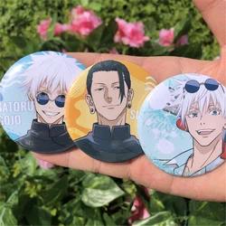 Anime Satoru Gojo Geto Suguru Cosplay Costume Badge Pin SPTE Tinplate Brooch Accessories