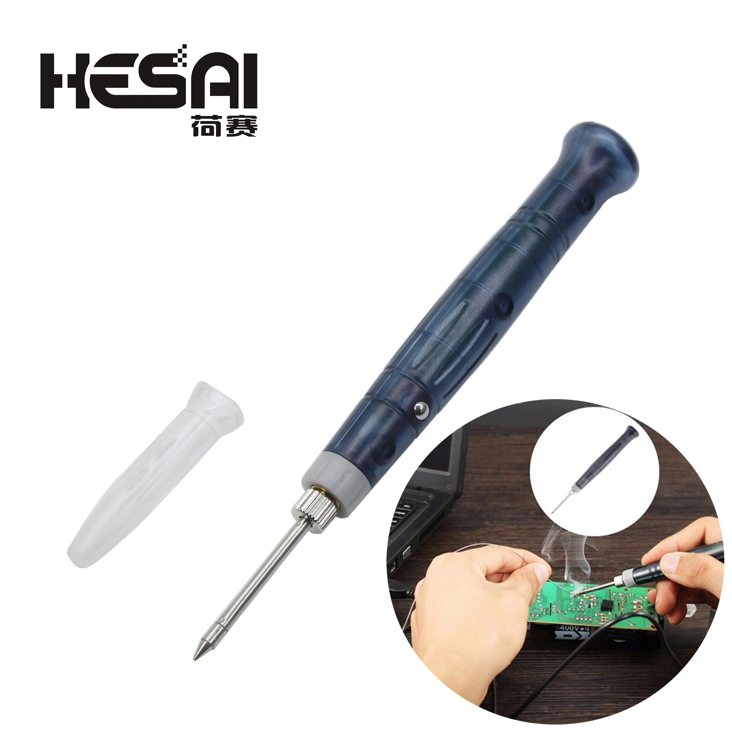 5V USB Soldering Iron Professional Electric Heating Tools Rework With Indicator Light Handle Welding Gun BGA Repair