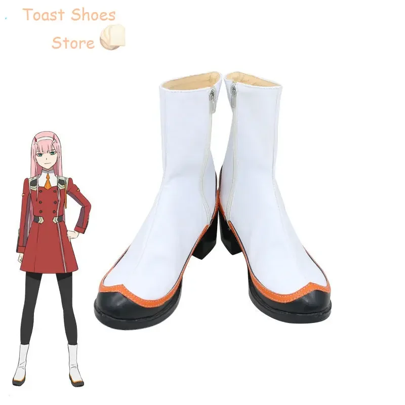 

Anime DARLING in the FRANXX 02 Cosplay Shoes Halloween Carnival Boots Zero Two Cosplay Prop Costume Prop