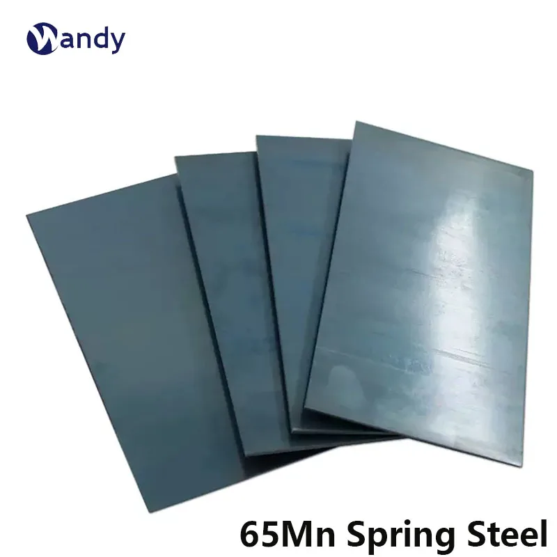 65Mn Manganese Spring Steel Board Mn Alloy Sheet Plate Thick 0.1 0.2 0.3 0.4 0.5 0.6 0.7 0.8 0.9 1mm DIY Material Length 500mm