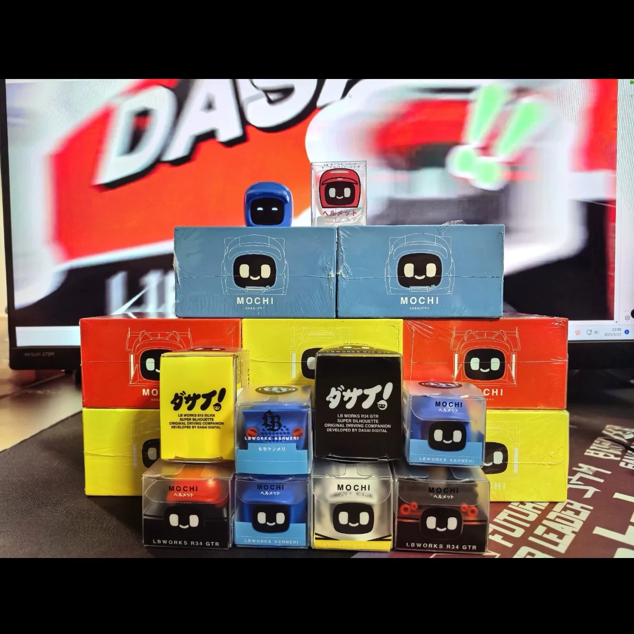 stock Genuino MOCHI DASAI 3a generazione di robot montato su auto Co marchio in edizione limitata JDM Mood Companion Decorazione di avvio vocale