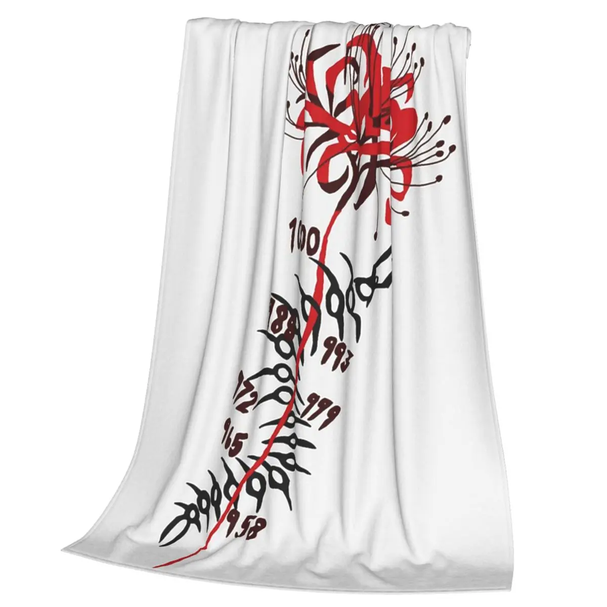 Tokyo Ghoul Anime Blanket Soft Warm Flannel Throw Blanket Bedspread for Bed Living room Picnic Travel Home Couch
