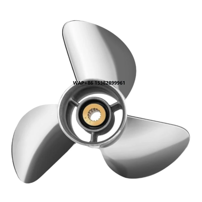 Aftermarket Marine Parts 14.5x15 15 Tooth Stainless Steel Propeller 68F-45970-20-00 for Outboard Boat Engines 135-300