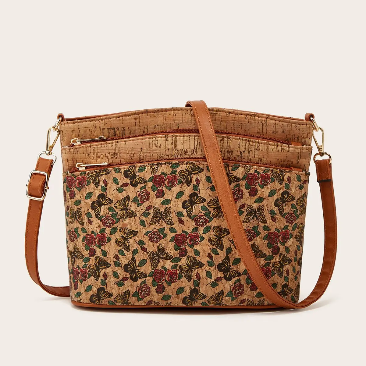 Ethnic-style retro single-shoulder crossbody bag, fashionable and individual pu women's single-shoulder bag