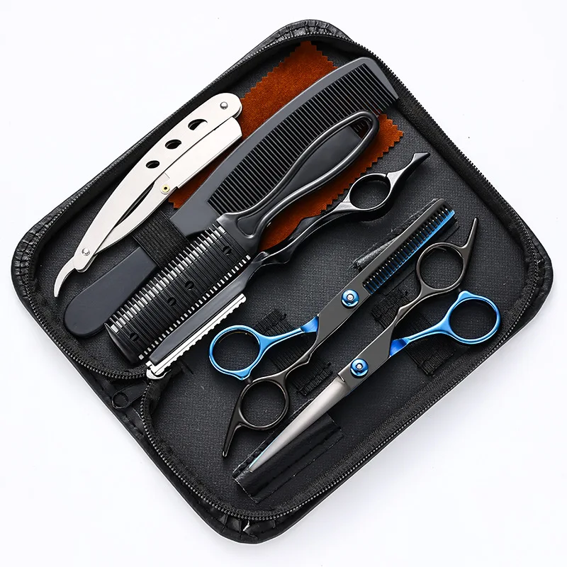 

Professional Hair Scissors Set - Barber Scissors Hair Cutting Scissors for Home Salon with Thinning Shears