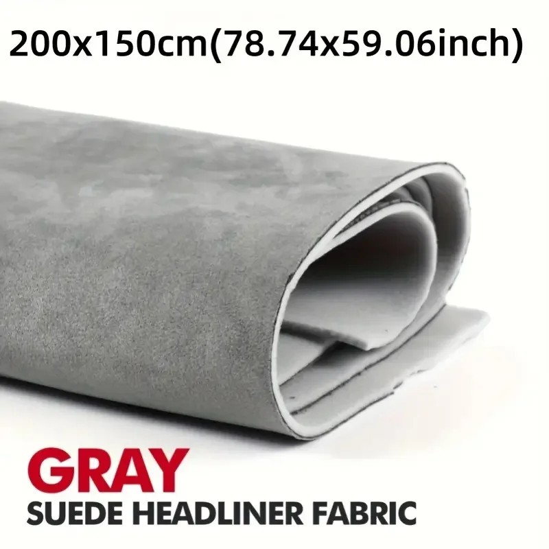 1PC Car Roof Liner Replacement Velvetlike Texture Backing Upholstery Interior Replacement Material Fabrics For Car Repair