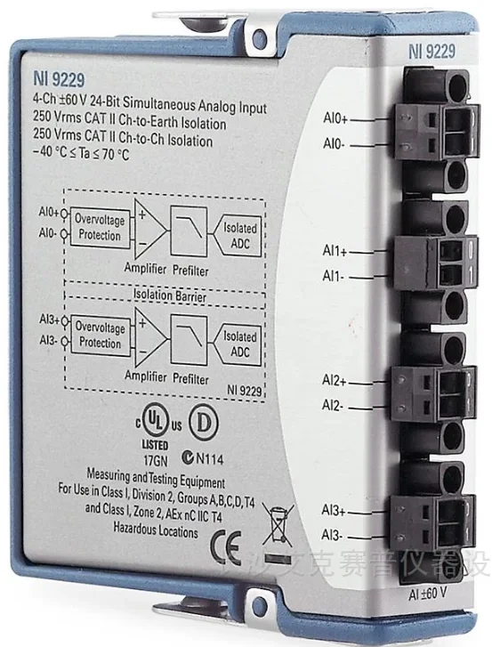 2025 The Brand-new NI 9229 Analog Input Module 779785-01 Bolt Terminal Connection Acquisition Card Is In Stock.