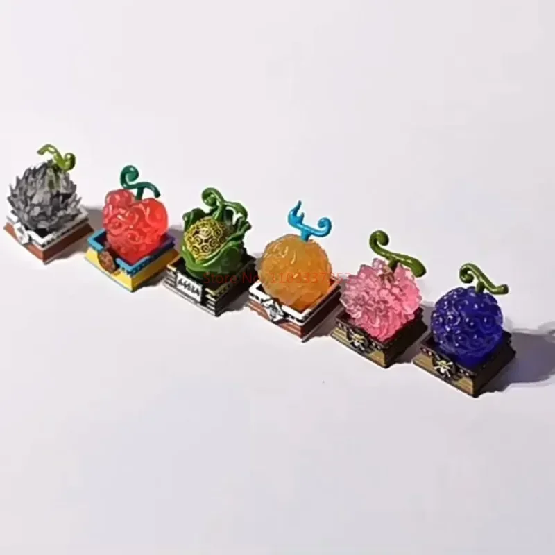 One Piece Gk Devil Fruit Mechanical Keyboard Cross Shaft Customized Resin Transparent Keycaps Collection Decoration Model Doll