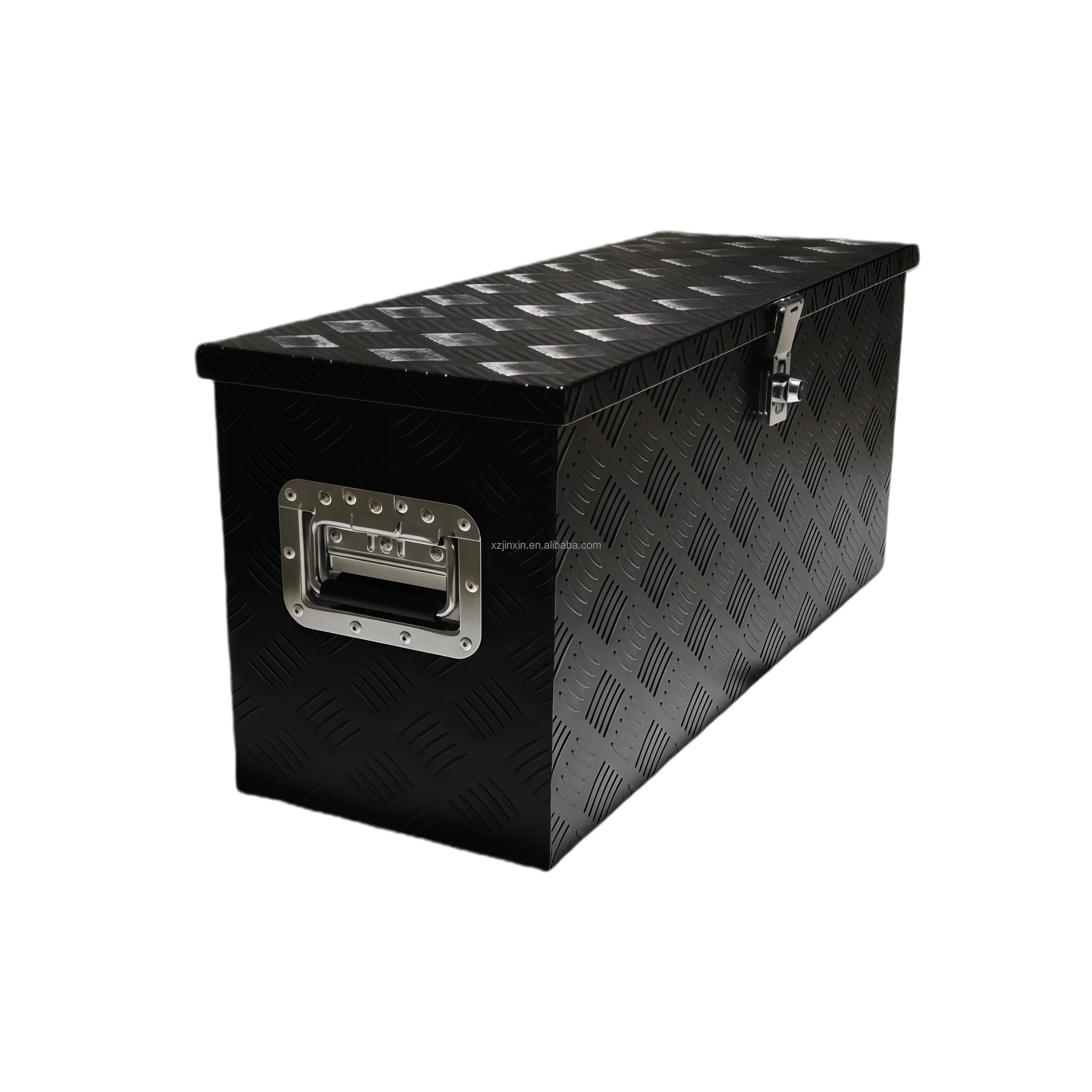 

Heavy Duty Aluminum Diamond Plate Tool Box Truck Storage Lockable Waterproof