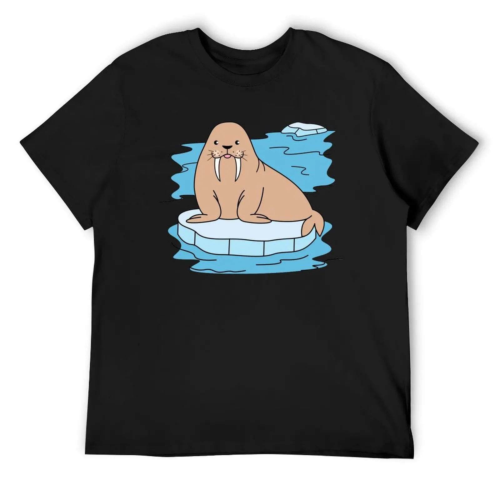 

Walrus design for children and adults T-Shirt cheap stuff T-shirts man summer shirt plain black t shirts men