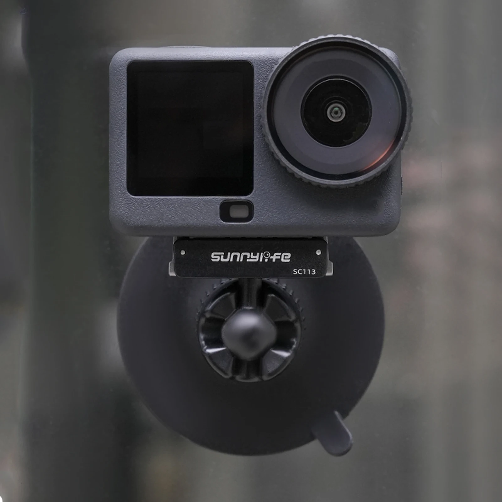 Dual Direction Magnetic Quick Release Bracket with 68mm Suction Cup Adapter Mount Ball Head Holder for DJI Osmo Nano Action 6 - view 2