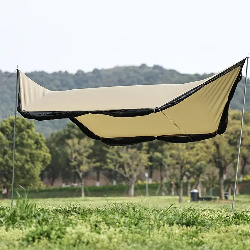 Outdoor Camping Tent Mesh Sunshade  Canopy Tent  Lightweight Camping Equipment  Family Windproof and Rainproof