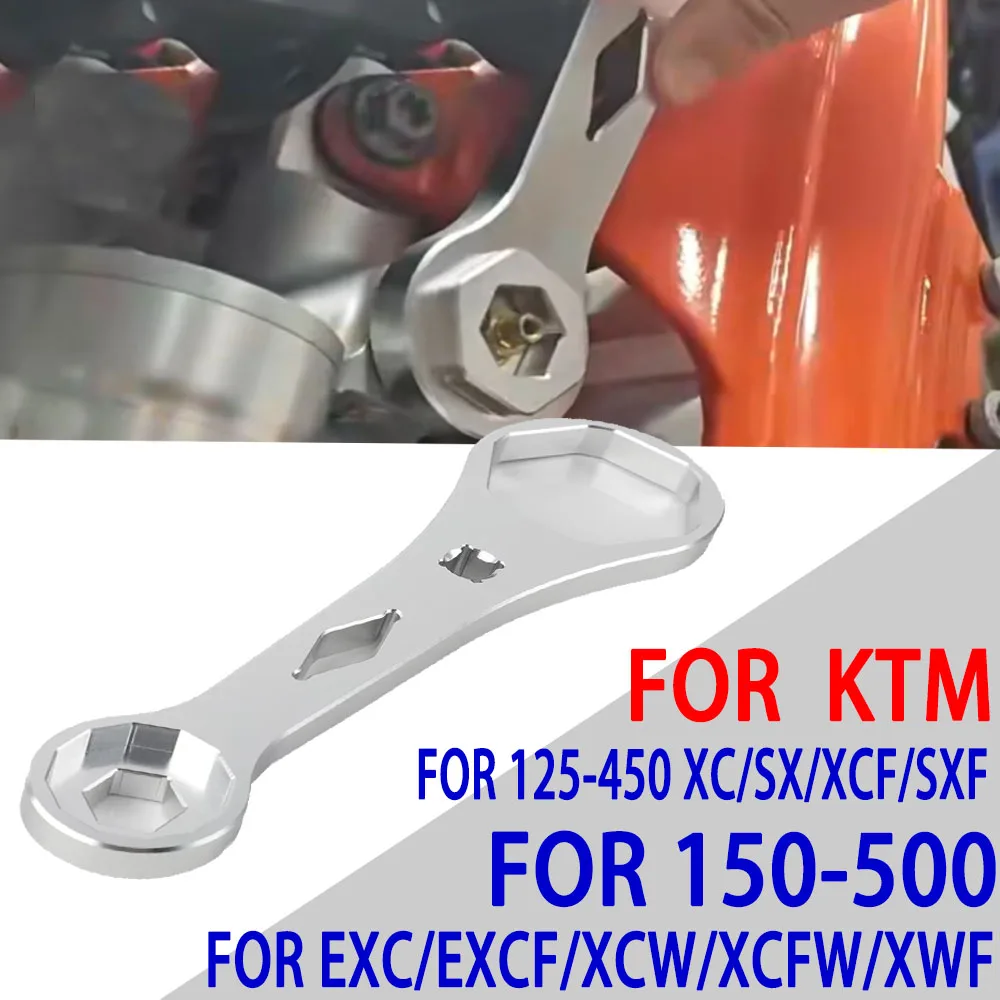 

For Husqvarna TE FE FC FX TX TC 2023-2026 Motorcycle Fork Cap Wrenchs Shock Absorber Repair Removal Tool Multifunctional Spanner