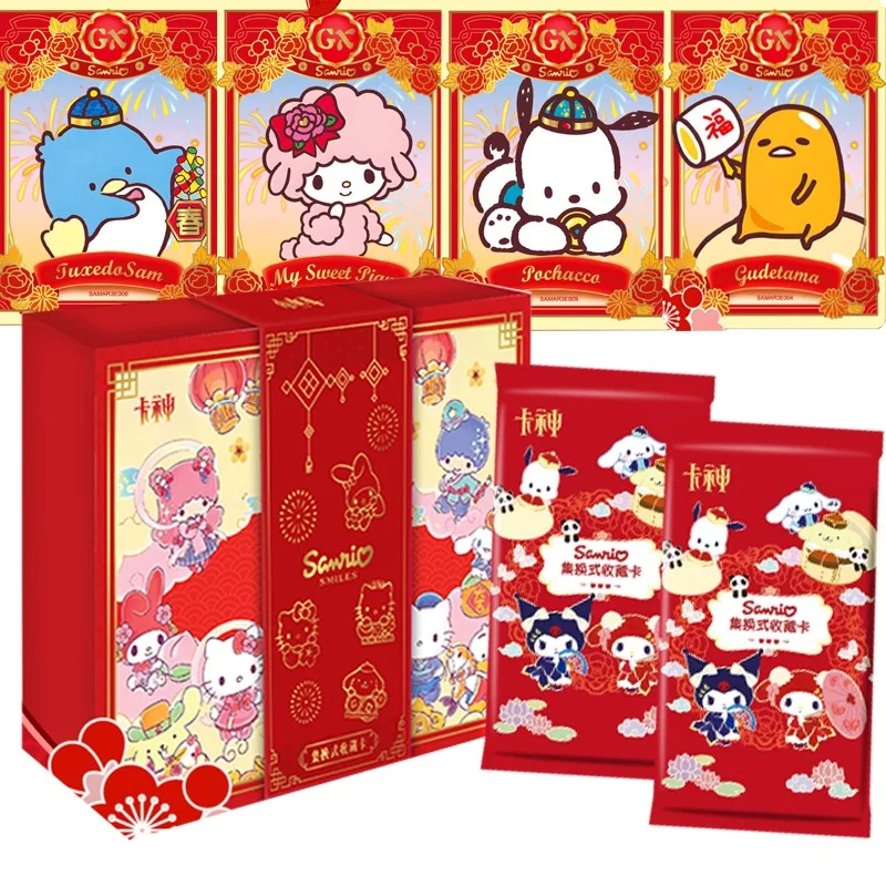 

Sanrio Card Cartoon Cute Kuromi Hello Kitty My Melody Cinnamoroll Rare Collectible Game Trading Card Children Toy Christmas Gift