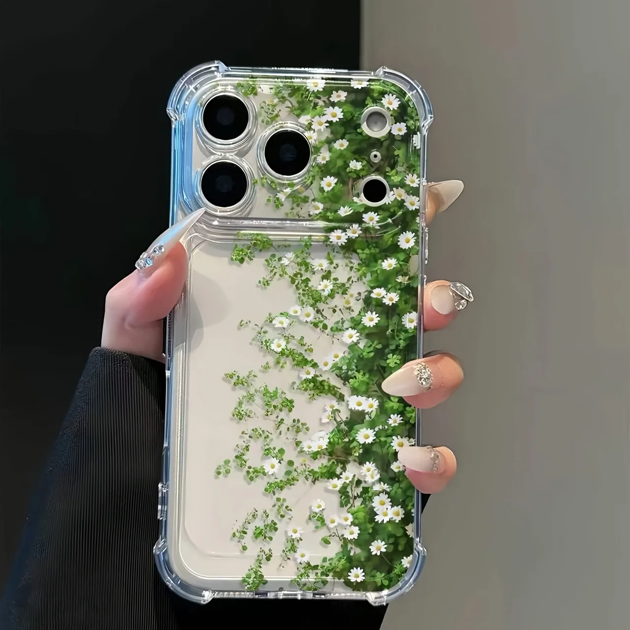 IMD Phone Case For Samsung Galaxy S25 S26 Plus S24 S23 Ultra A56 A55 A17 A57 A37 A36 A07 Plating Minimal Cartoon Floral Cover
