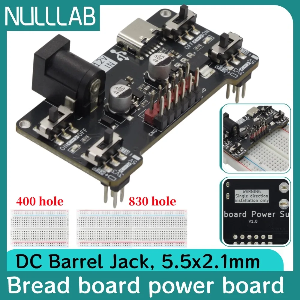 modulo-de-fonte-de-alimentacao-para-breadboard-com-porta-dupla-conector-dc-21x55mm-e-porta-tipo-c-entrada-6-12v-para-experimentos-de-circuitos-eletronicos