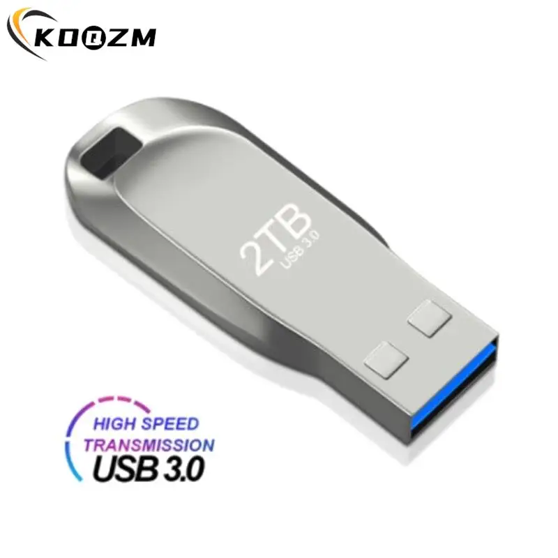 Metal USB3.0 Pen Drive 2TB USB Flash Drives 1TB High Speed Pendrive Waterproof USB Flash U Disk New Upgraded TYPE-C Adapter 512G