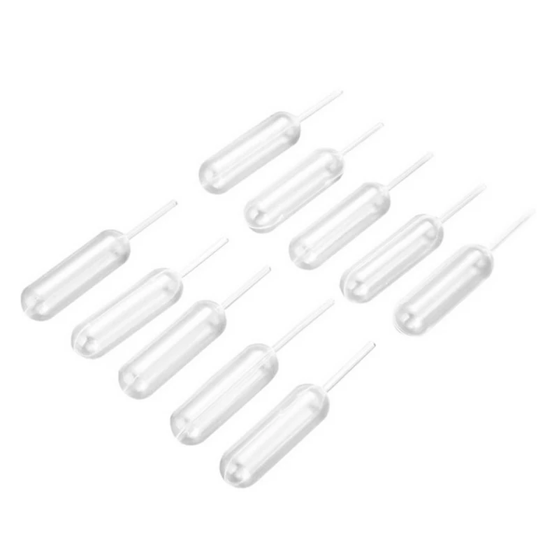 100Pcs 4Ml Plastic Disposable Squeeze Transfer Oils Pipettes Dropper Cream Perfusion Diy Cupcake Pipettes