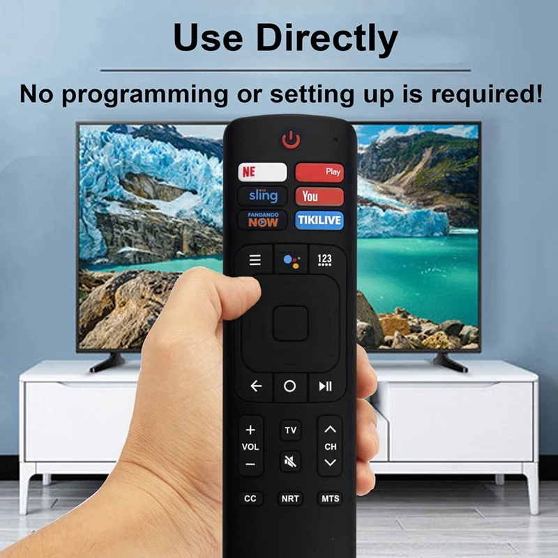 Replaced ERF3A69 Voice Remote For Hisense/Sharp Smart TV Sub ERF3A69S ERF3A69 ERF3B69S ERF3B69 ERF3R69H ERF3N69H