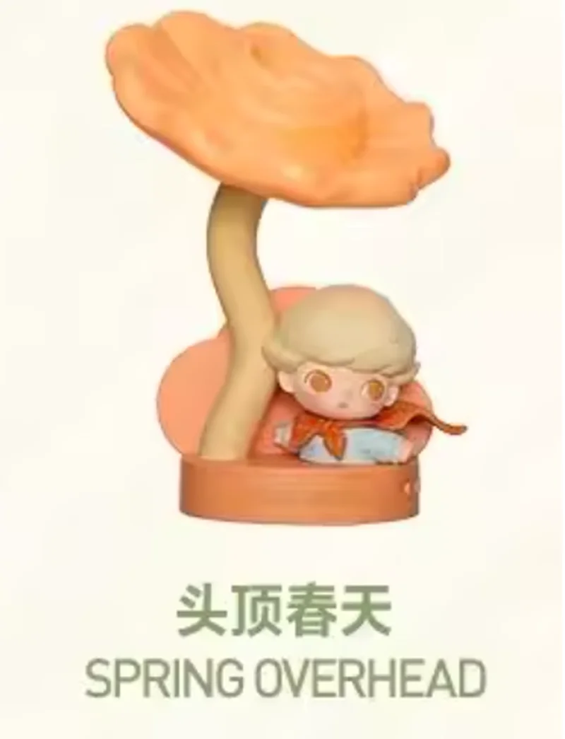 

POP MART Moments in Bloom Series Blind Box Cute Anime Figure with Sensor Night Light Desktop Decor Gift for Kids And Anime