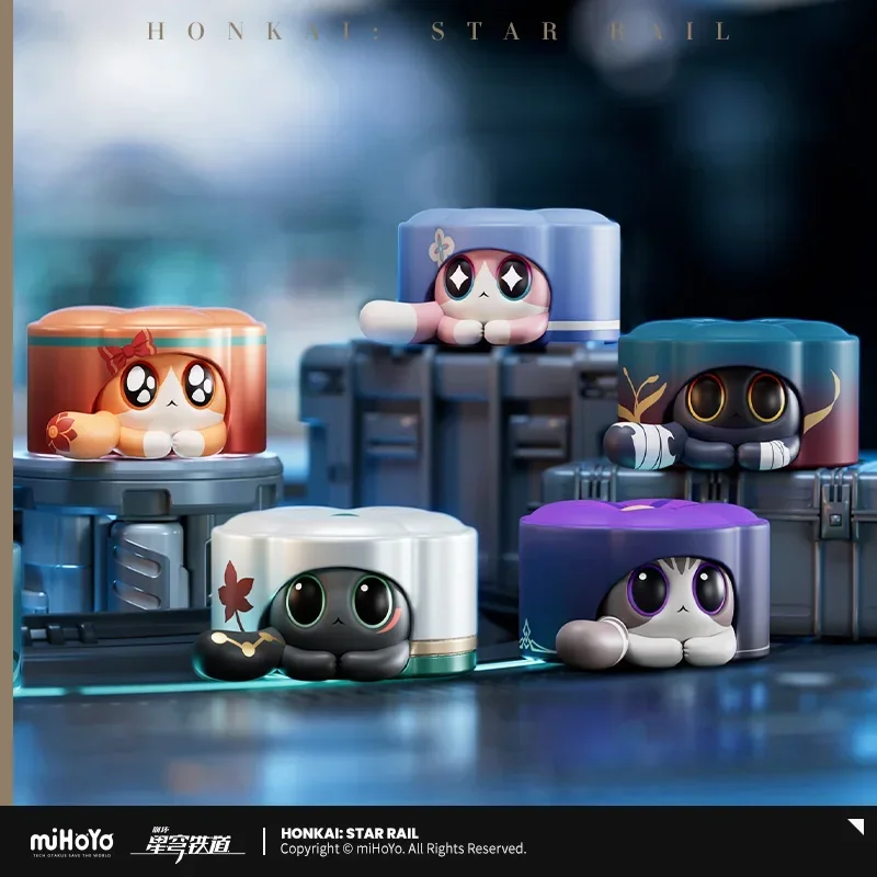 Nuevo Honkai: Mini figura coleccionable Star Rail, caja ciega, creación de Ruan Mei, Mini serie oficial Mihoyo, mercancía, regalo para niños