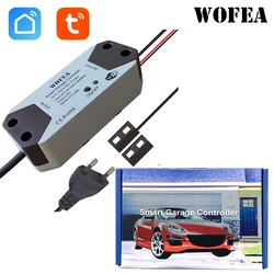 Wofea Smart WIFI 2.4G Tuya Smart Life Garage Door Opener Open/Close Garage By Cell Phone Easy Install