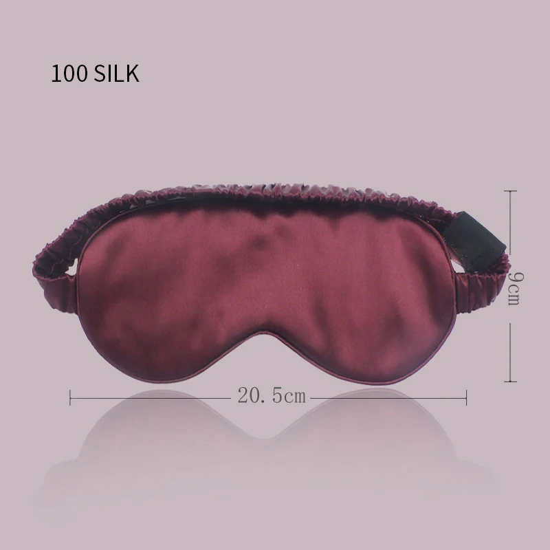 Bild 6: 22mm Maulbeerseide Schlafmaske mit Elastischem Band, Lichtblockierende Augenmaske zum Schlafen, Seiden-Augenbinde, Reisegeschenk