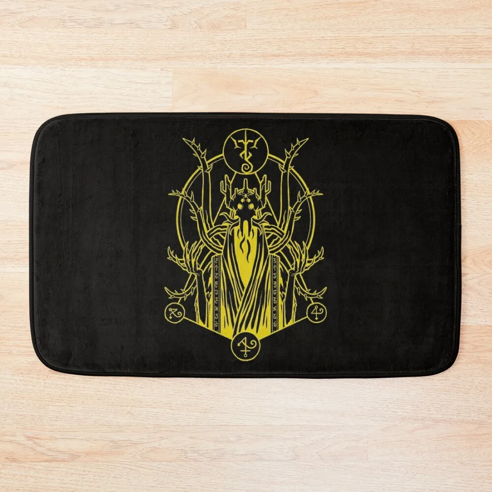 

The King in Yellow - Yellow Sign Bath Mat Bathroom Carpet Set Set Ofs In The Bathroom Rug Bathroom Room Carpet Mat