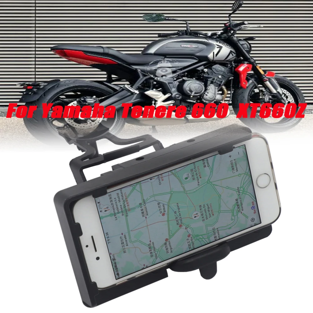 

Motorcycle Mobile Phone GPS Stand Holder Plate Mounting Bracket USB Charging For Yamaha Tenere 660 TENERE 660 XT660Z XT 660 Z