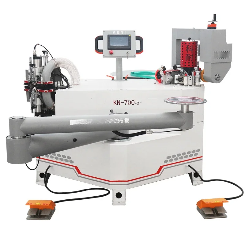 

700-3 Automatic special-shaped edge banding machine Woodworking machinery Curve laser docking special-shaped