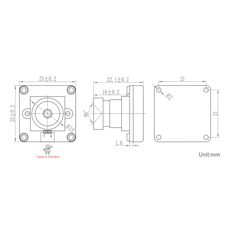 

SKU-33123 OS05A10 5MP USB Camera A Waveshare OS05A10 5MP USB Camera A , Supports USB2.0 Type-C Port And SH1.0 4PIN Header