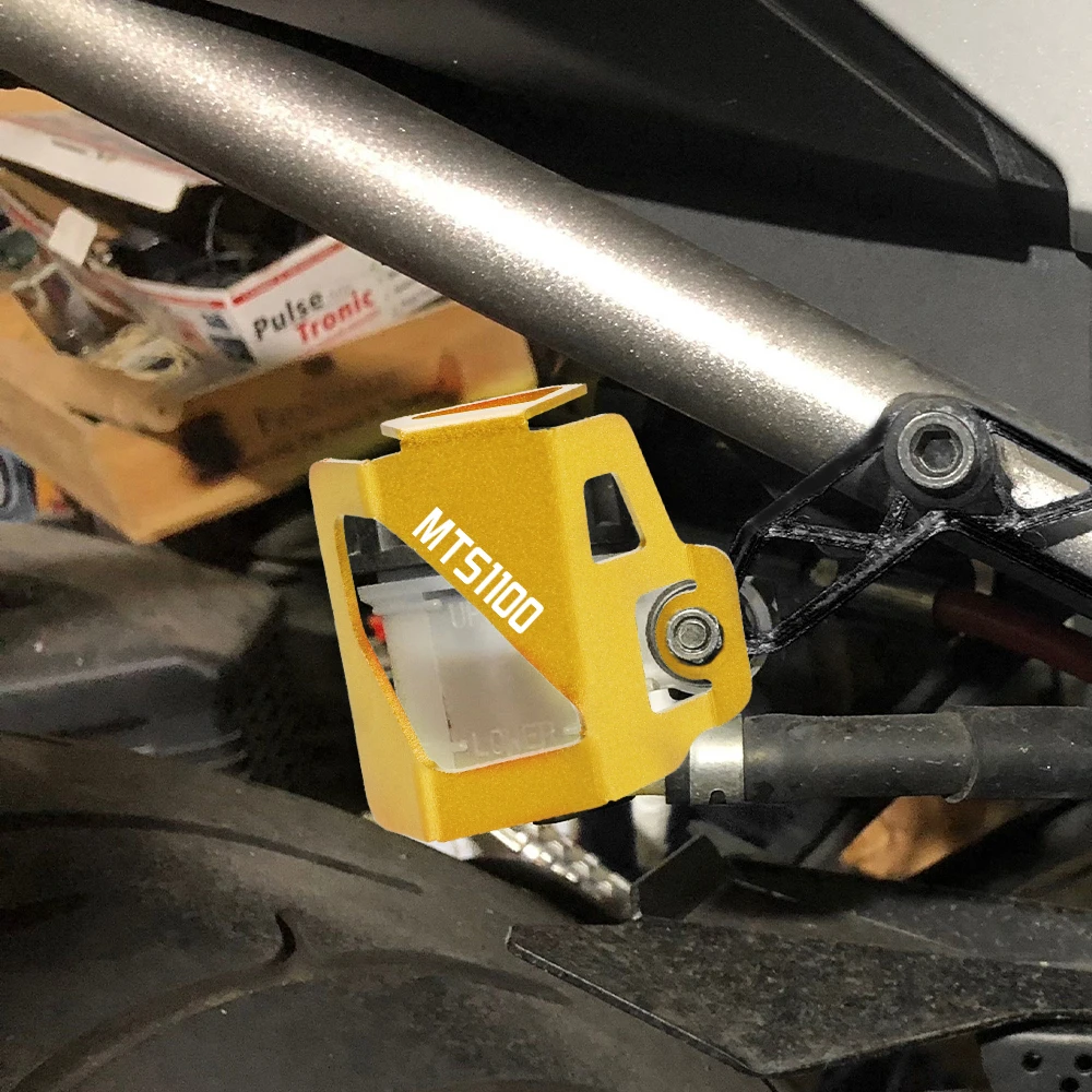 

FOR Ducati MTS1100 MTS 1100 MTS-1100 2007 2008 2009 Motorcycle Accessories CNC Rear Brake Fluid Reservoir Cover Guard Protector