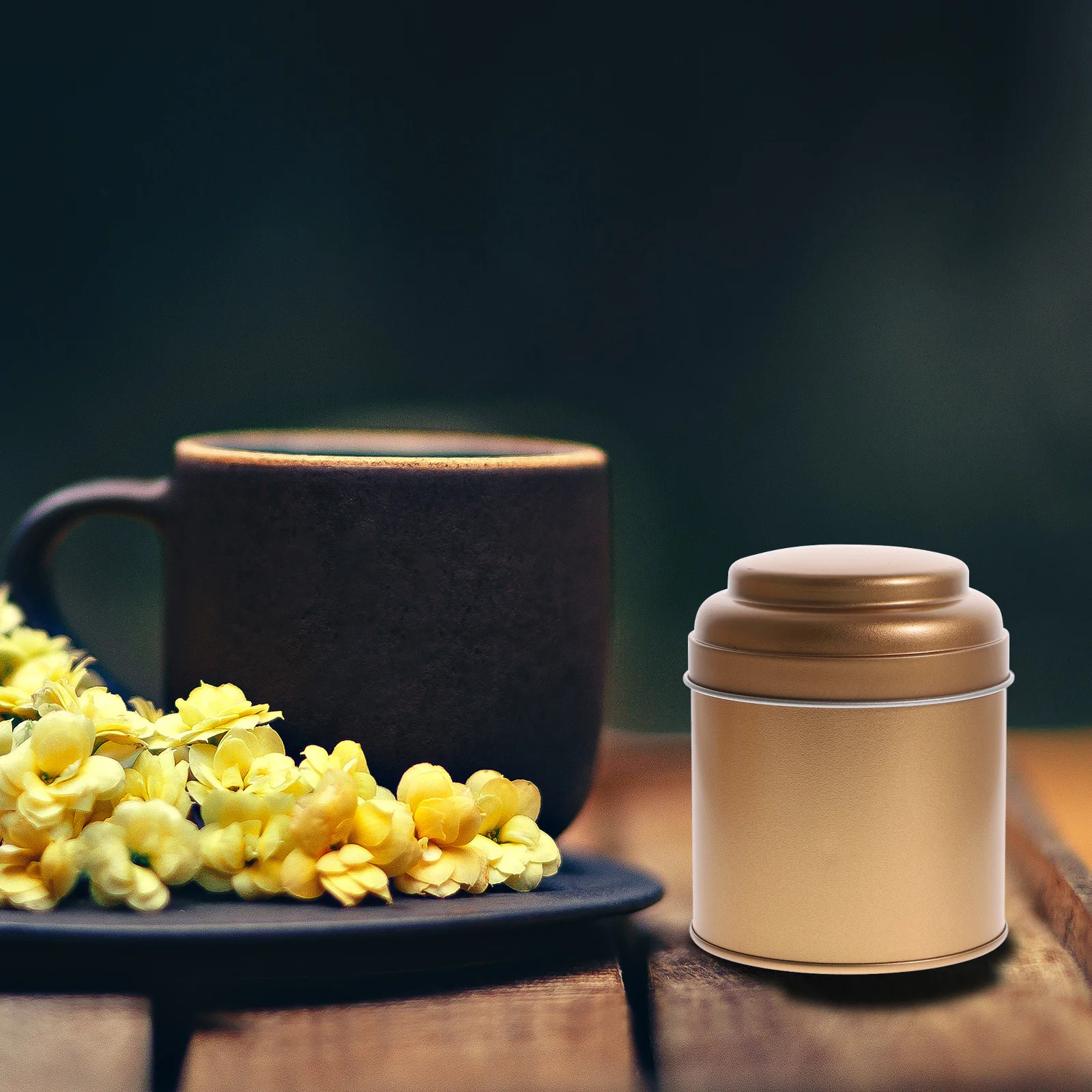 

3pcs Scented Canisters Tea Tin Canisters Airtight Storage For Loose Leaf Tea Coffee Candy Dried Fruit Kitchen Home Decor