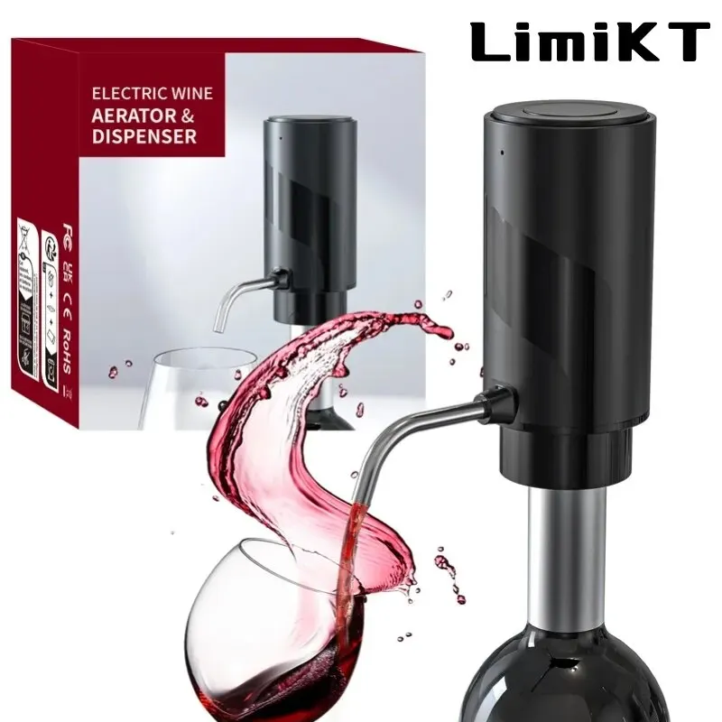 LimiKT Electric Wine Dispenser Household Rechargeable Electric Automatic Wine Dispenser