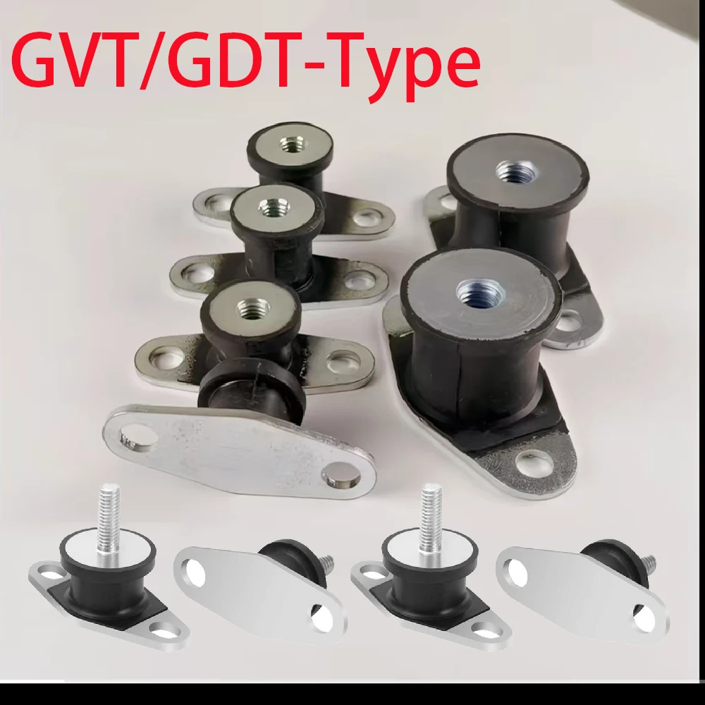 1-10 Stück Gummi-Stoßdämpfer GVT/GDT-Typ mit Außengewinde/Innengewinde, Vibrationsdämpfer, Anti-Vibrations-Isolierungshalterung