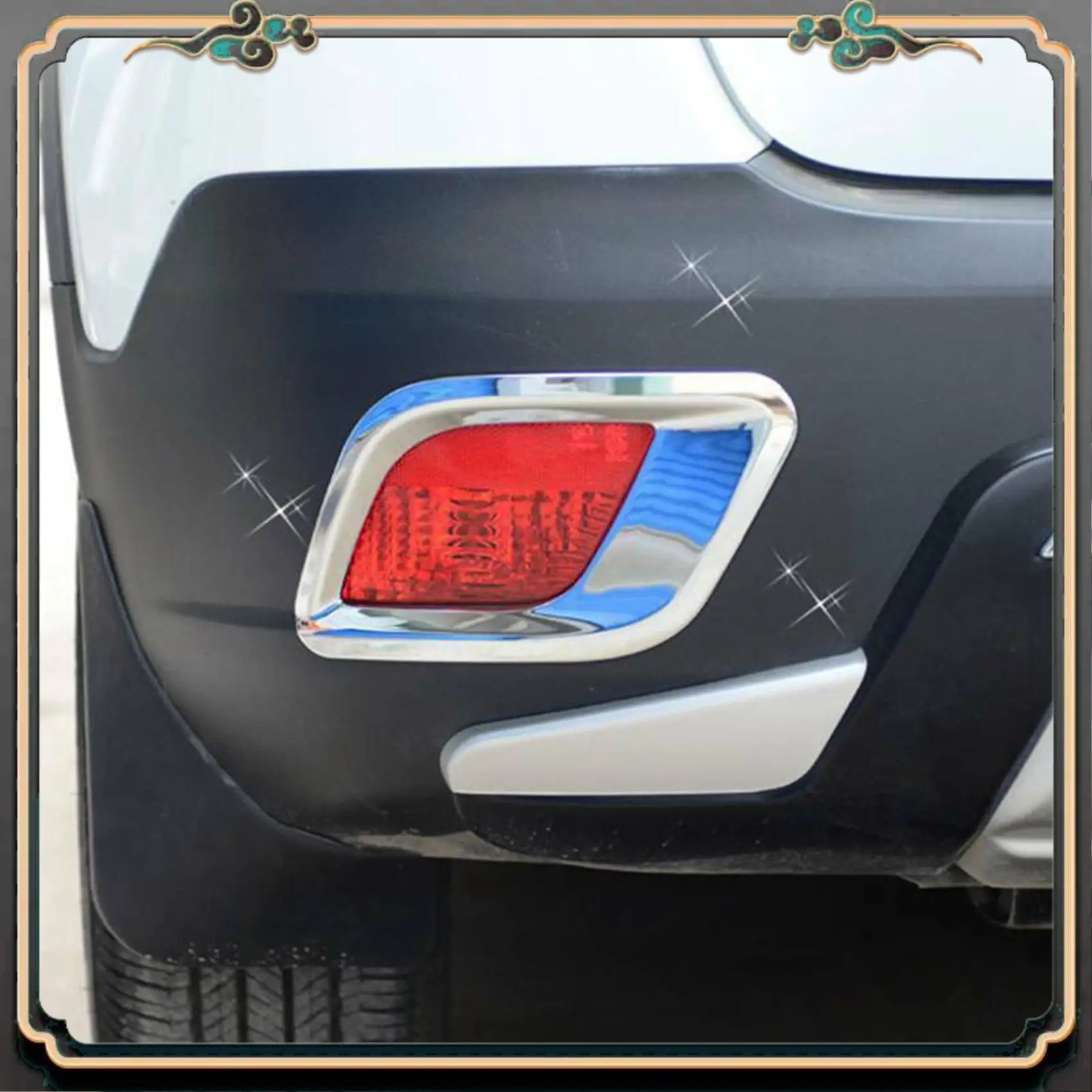 

For Buick Encore Opel/Vauxhall Mokka 2012 2013 2014 2015 2016 Rear Fog Light Foglight Lamp Cover Trim Molding Decoration
