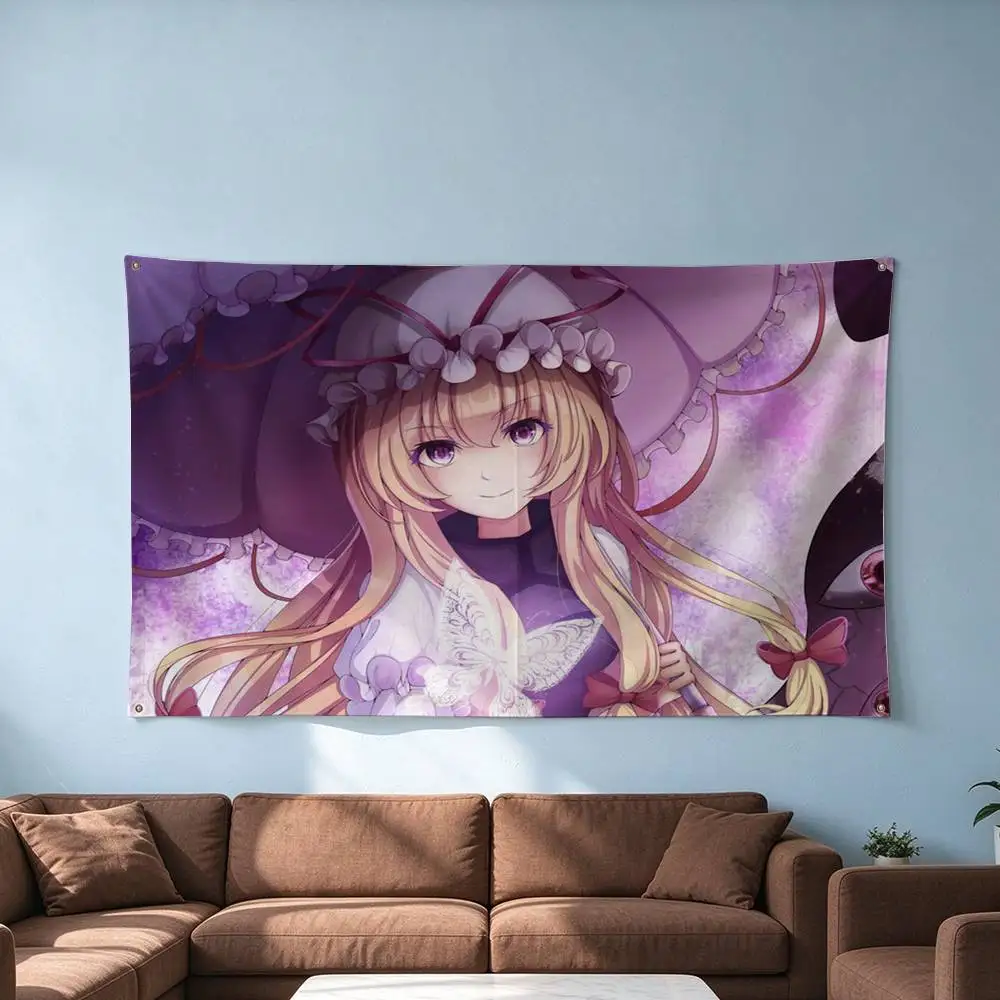 Touhou Project  Shooting Combat  Flag Suitable For Party Club Outdoor Interior Wall Decoration Banner Fans Gift