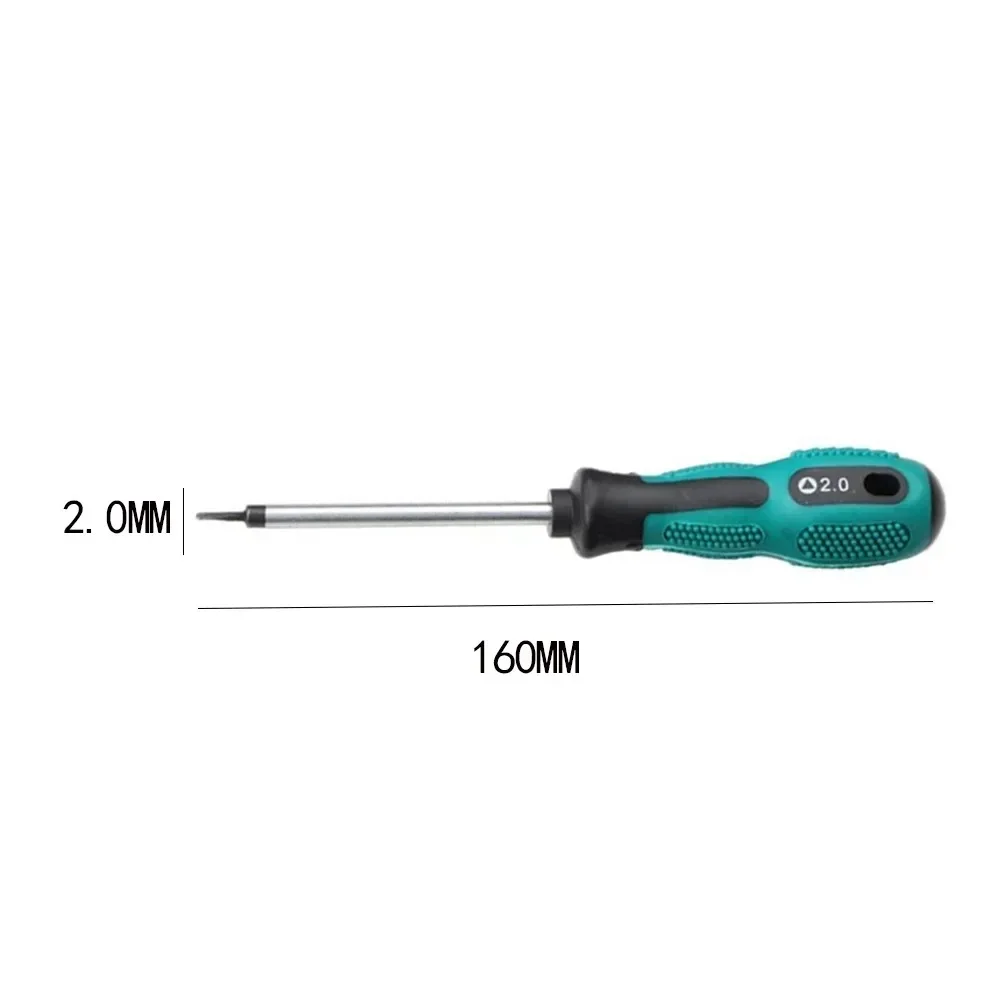 1pc Magnetic Triangle Screwdriver 1.8/2.0/2.3/3.0mm Triangle Screwdriver Head Home Nutdrivers Repair Hand Tools