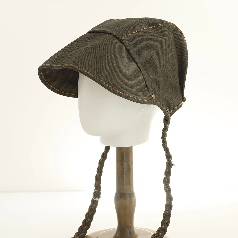 2026 NEW Y2K Handmade tassel braid appetizer style weaving knitted Cap Russian Women Luxury Panama fashion bucket hat