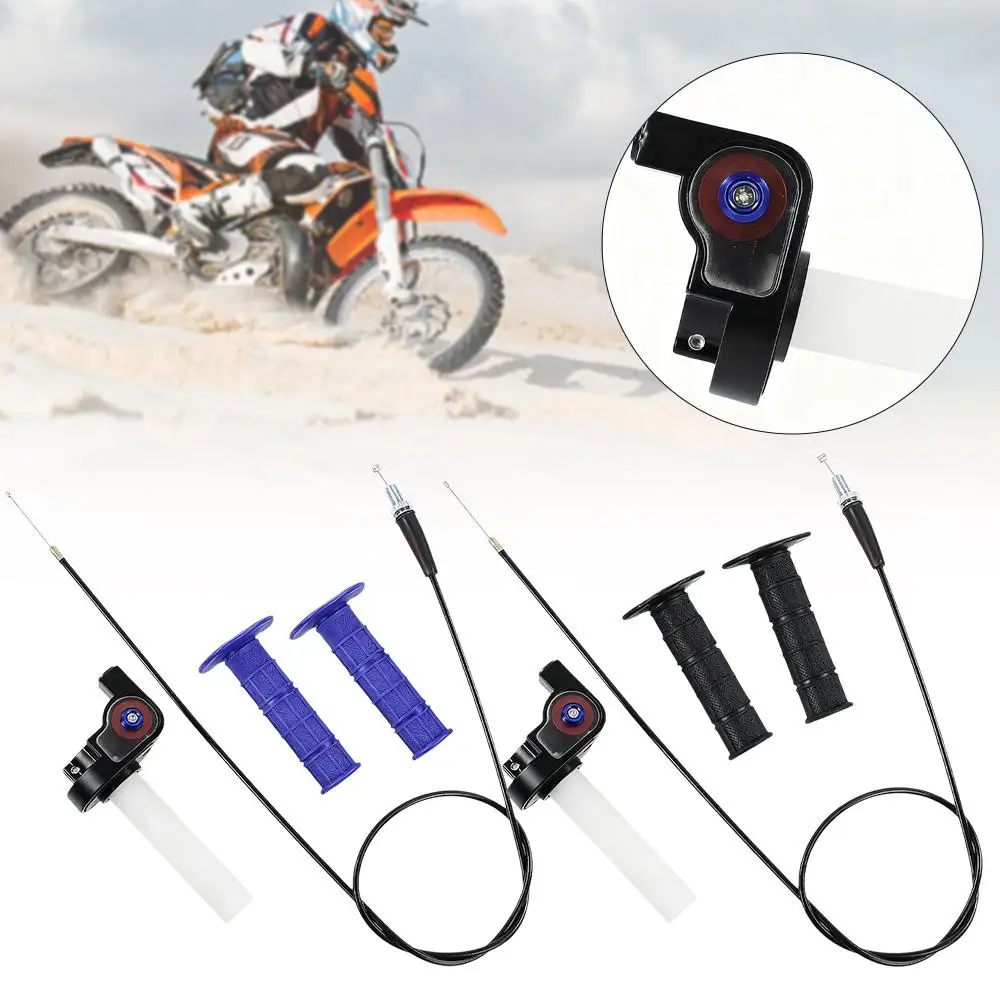 

Комплект кабелей акселератора ручки мотоцикла с красочными ручками в сборе линии управления для замены скутера мотоцикла I9W3