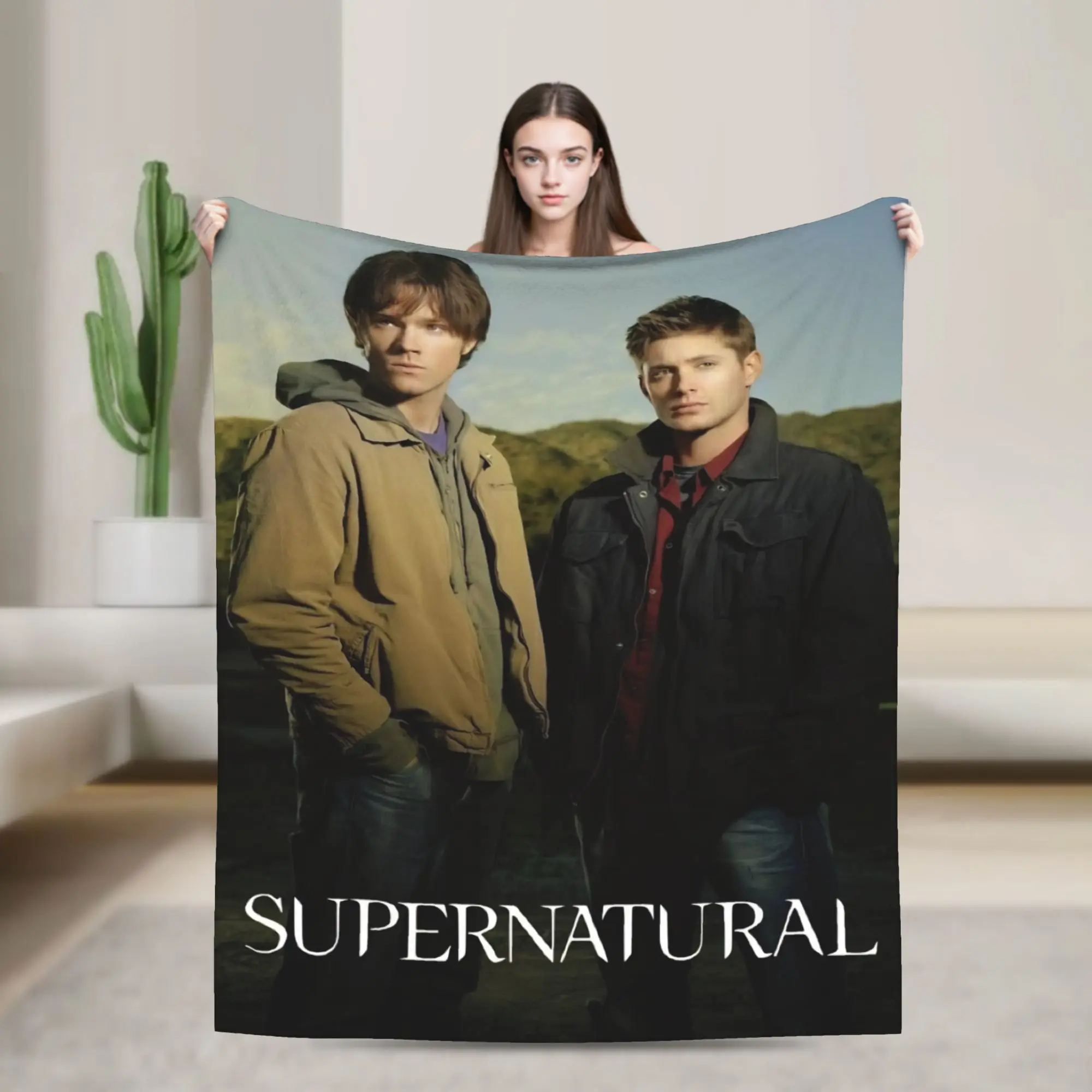 New Arrival TV S-Supernatural Blankets Lightweight Thin Fleece  Comfortable Throw Blankets Machine Washable