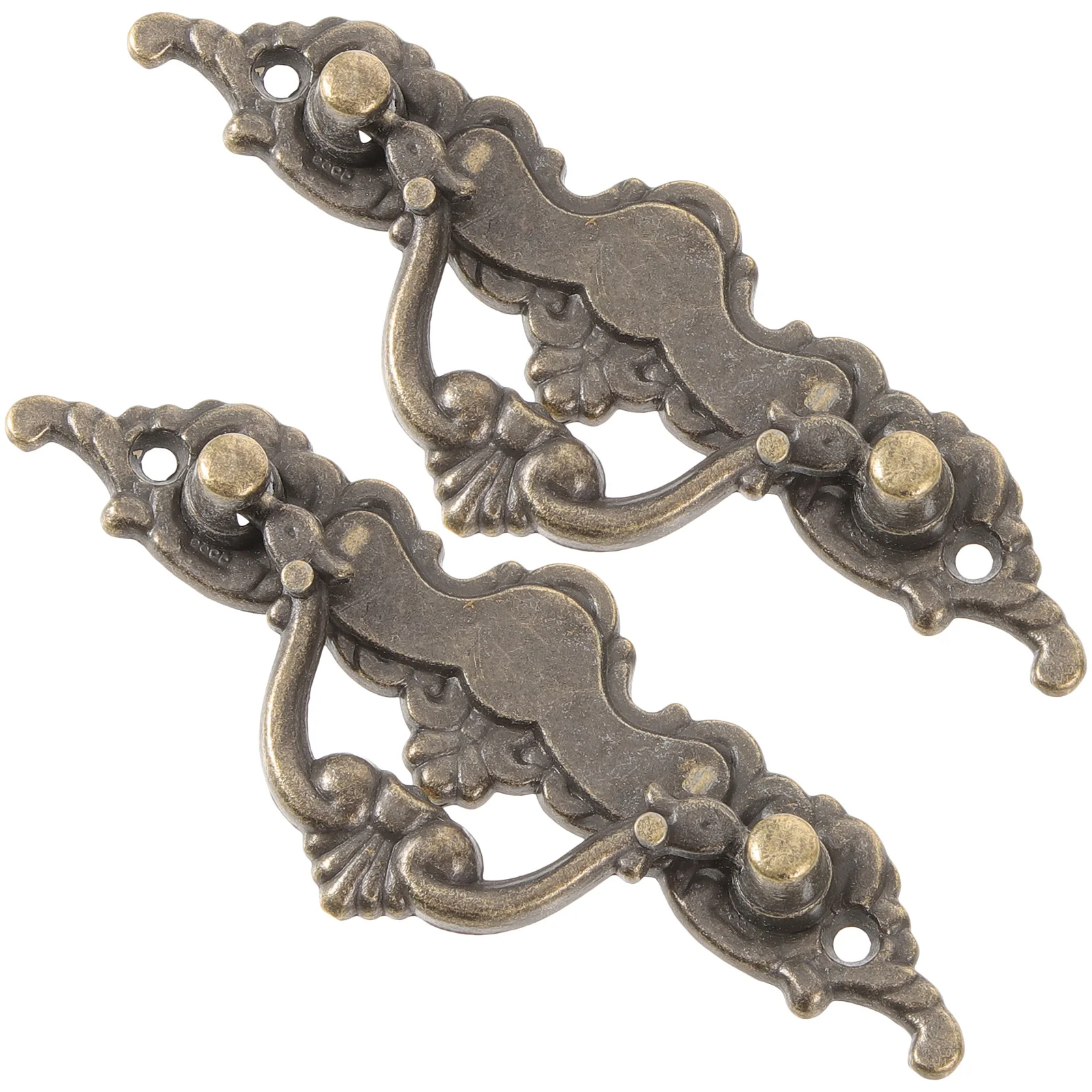 2 قطعة مقابض للخزانة الزخرفية خمر درج يسحب لخزانة الملابس أثاث المطبخ مضمد مقابض وأُكر