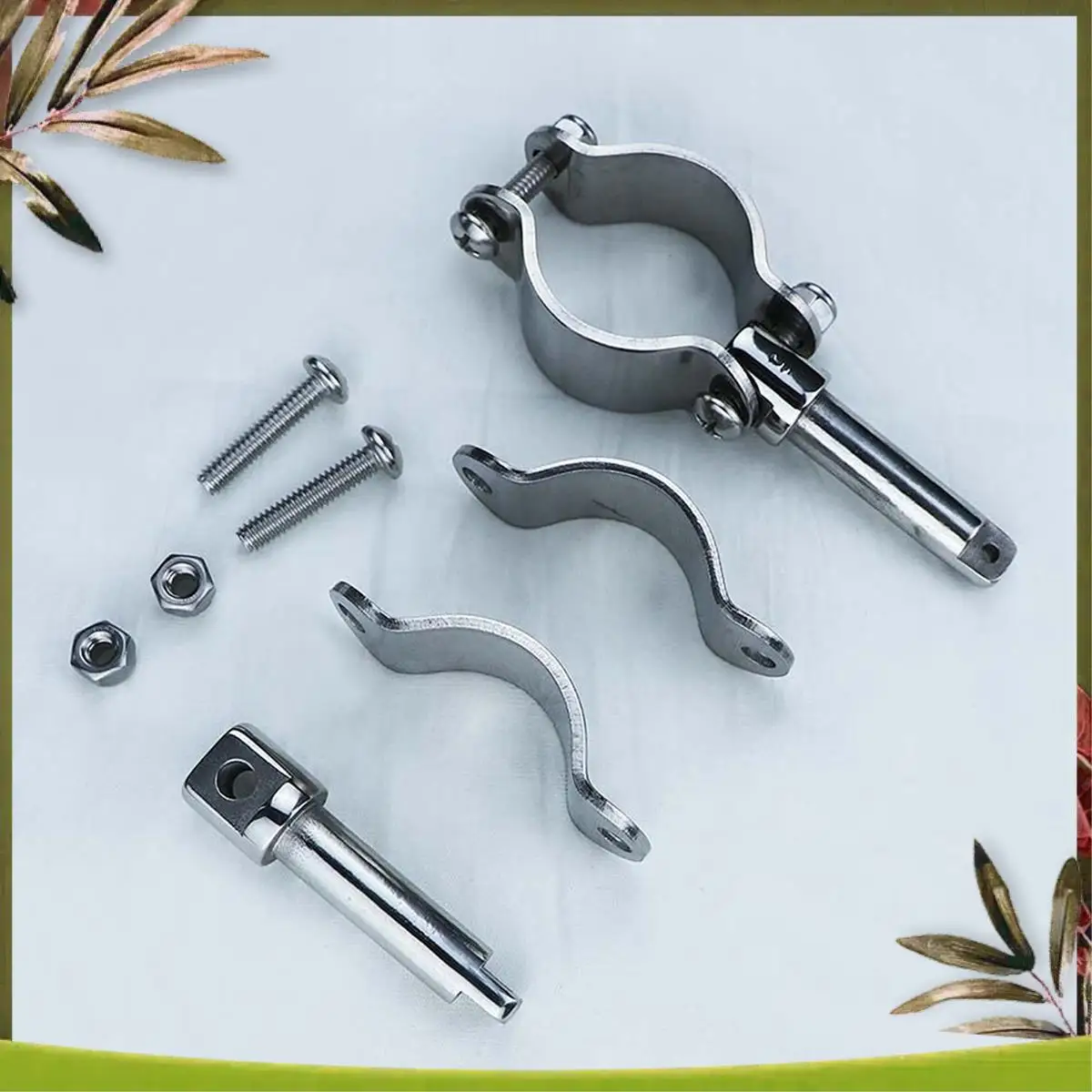 

Portable Boat Stainless Steel Row Lock Side Mount Line Oar Lock Socket Marine Yacht (2 Per Pack)
