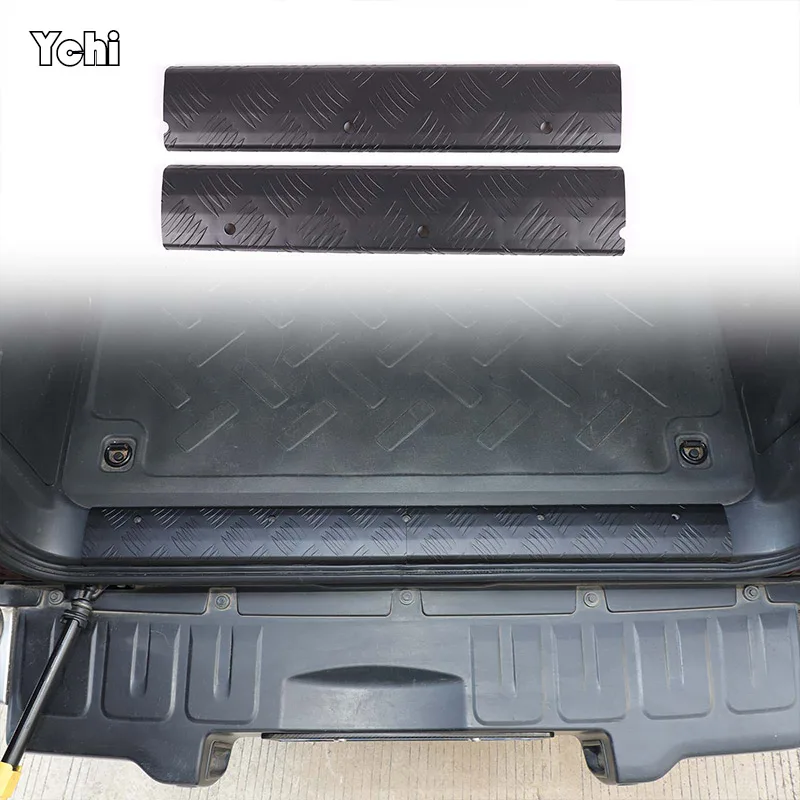 Aluminum Alloy For Toyota FJ Cruiser 2007-2021 Car Built in Rear Guard Protection Panel Stickers Car Accessories