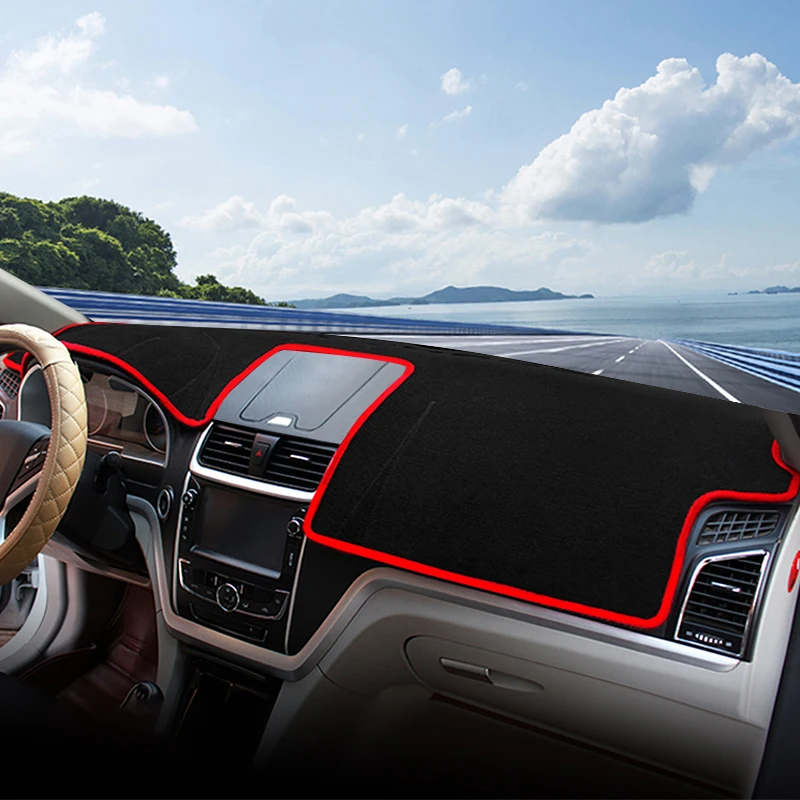 For Geely Emgrand EC7 EC715 EC718 2009 2010 2011 2012 2013 2014 2015 2016 Car Dashboard Cover Dash Sun Shade Mat Insulation Pad