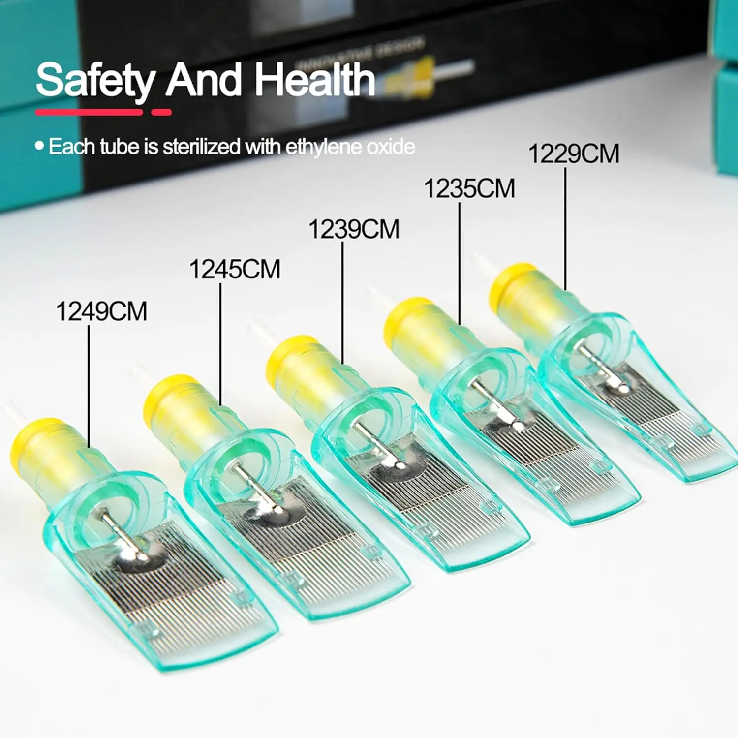 5/10PCS Tattoo Cartridge Needles 29/35/39/45/49CM Disposable Sterilized Safety Tattoo Needle for Tattoo Machines Tattoo Supplies