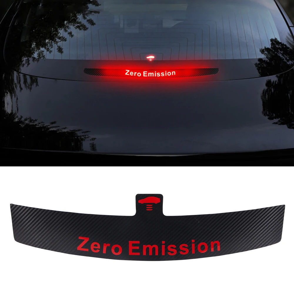 Car Rear Brake Light Sticker for Tesla Model Y 3 Highland High Mounted Light Taillight Lamp Projection Board Accessories 2024