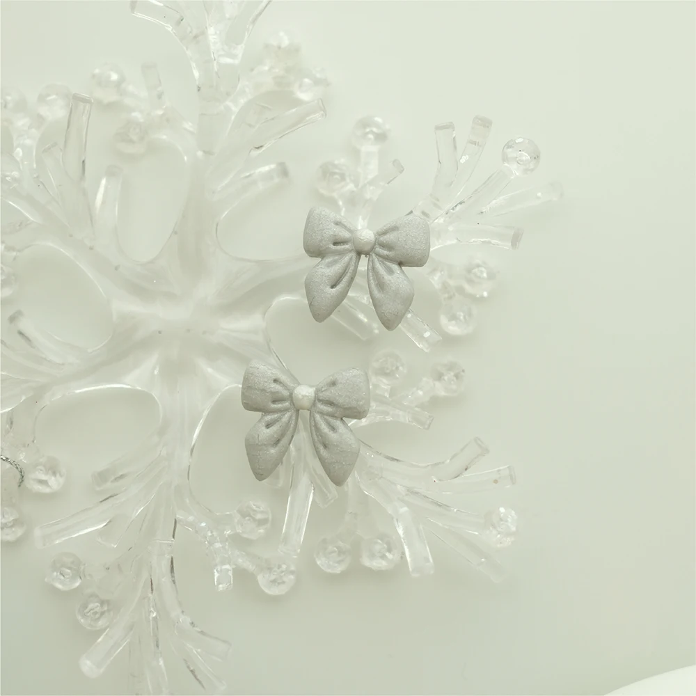 Kerstthema Polymeer Klei Cutter Boom/Ster/Boog/Kristallen Bol Vorm Snijden Sterven Oorbel Sieraden Hanger Maken Mallen Gereedschap